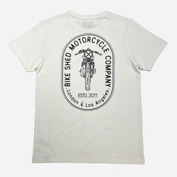 BSMC Drop Bars T Shirt - White, back