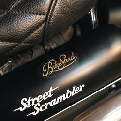 BSMC Sticker on a Triumph 