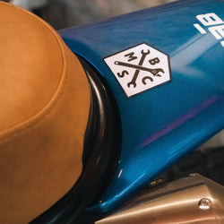 BSMC Sticker on a Dab Motorcycles bike