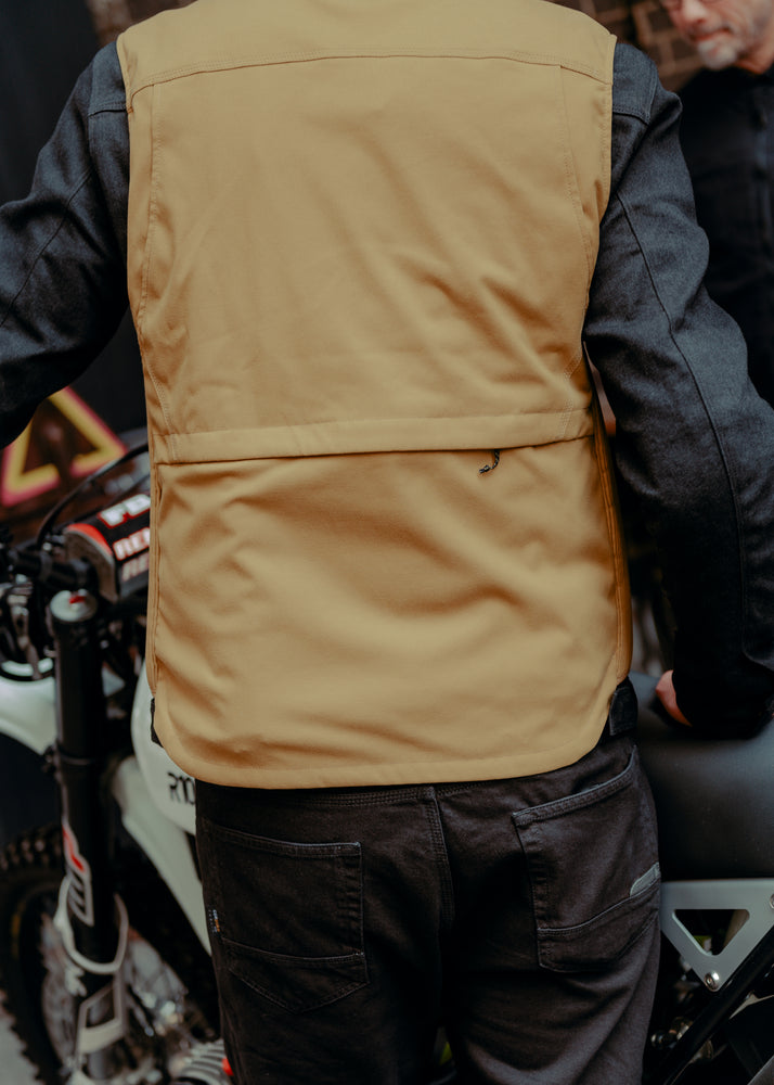 BSMC x Alpinestars TechAir 3 Canvas Airbag Vest - Tan