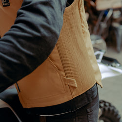BSMC x Alpinestars TechAir 3 Canvas Airbag Vest - Tan
