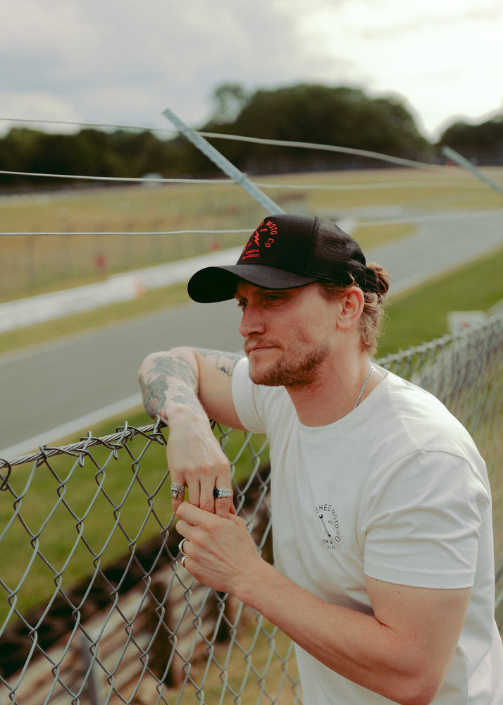 Steve wearing our BSMC Lightning Cap - Black