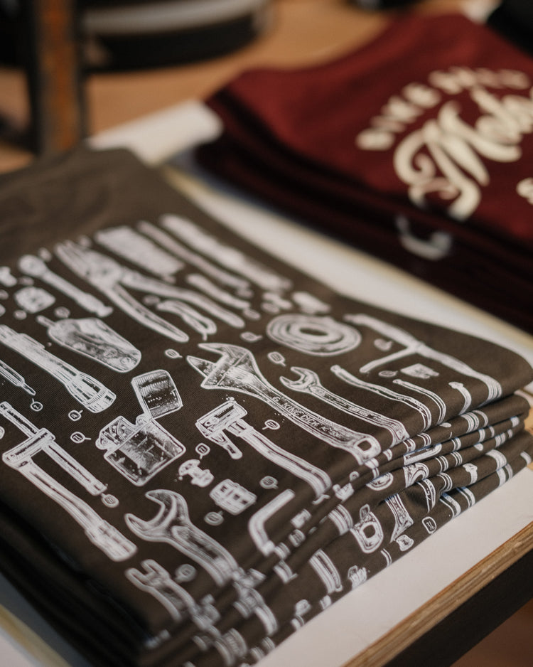 BSMC Toolkit T-Shirt - Khaki in our London store