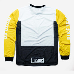 BSMC DT Race Jersey - Yellow, White & Black, back