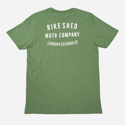 BSMC Dual Rocker T Shirt - Green, back