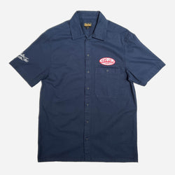 BSMC Garage Patch Shirt - Navy, front