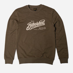 Inc Applique Sweatshirt Khaki front