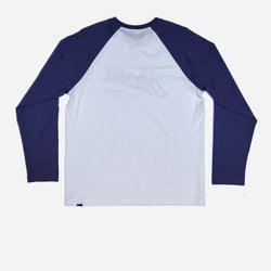 BSMC Inc. Baseball Jersey LS - Navy/White, back