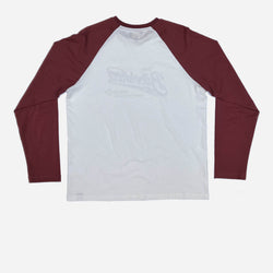 BSMC Inc. Baseball Jersey LS - Burgundy/White, back