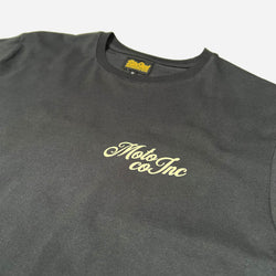 BSMC Los Angeles T Shirt - Asphalt, logo close up