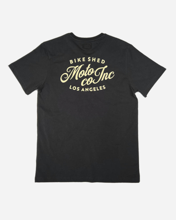 BSMC Los Angeles T Shirt - Asphalt, back