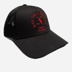 BSMC Lightning Cap - Black, side on