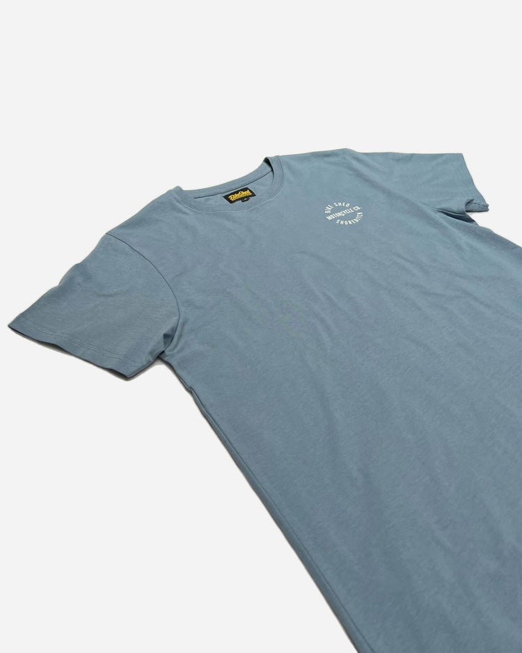 BSMC LDN Rocker T Shirt - Blue, side on
