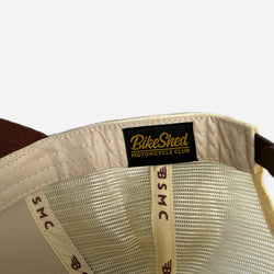 BSMC Stamp Cap - Brown, inside