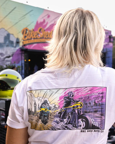 BSMC Mural T Shirt - White