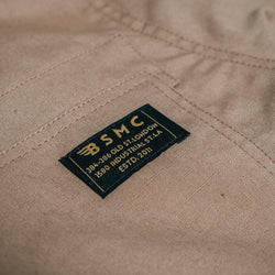 BSMC Ripstop Utility Shirt MKII - TAN, logo close up