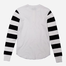 BSMC Rocker Long Sleeve Waffle - Cream/Black, back