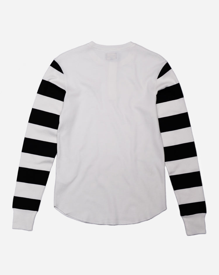 BSMC Rocker Long Sleeve Waffle - Cream/Black, back