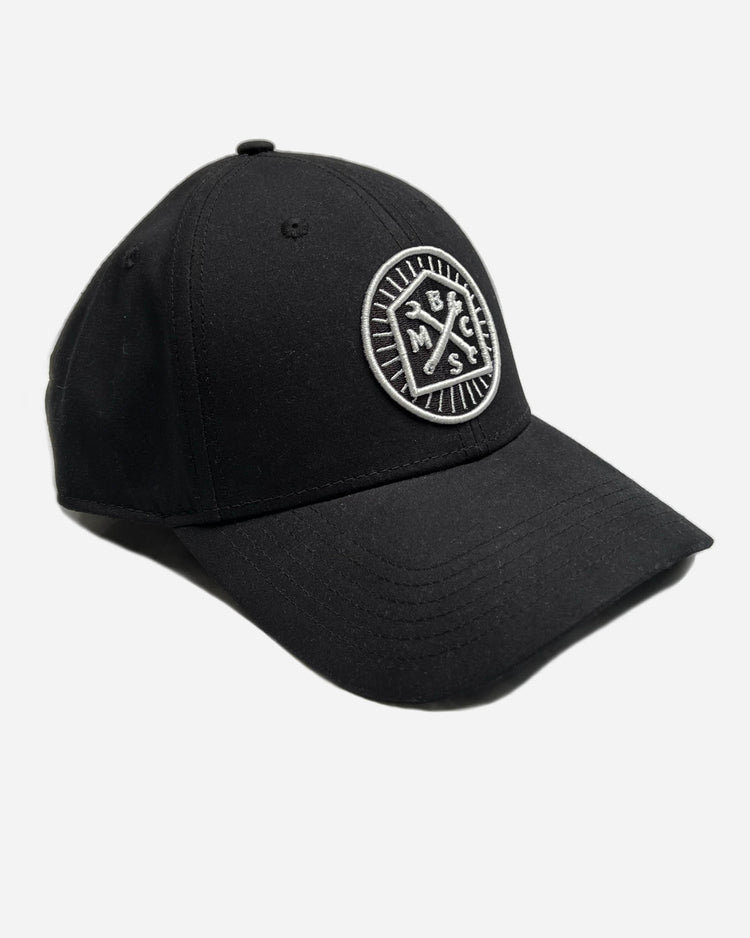 BSMC Roundel Patch Cap - Black, side on