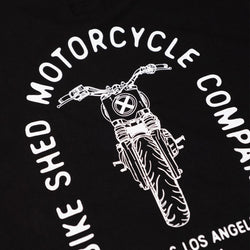 BSMC Tracker Bars T-Shirt - Black, back print close up