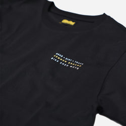 BSMC Track Shot T-Shirt - Black, front print