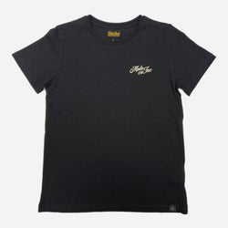 BSMC Women's Los Angeles T Shirt - Asphalt/Ecru, front