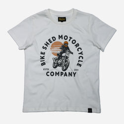 BSMC Women's Sunset T-Shirt - Off White, front