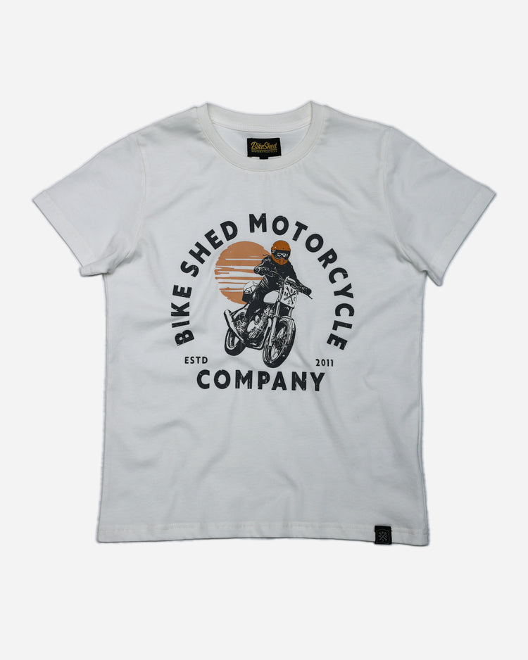BSMC Women's Sunset T-Shirt - Off White, front