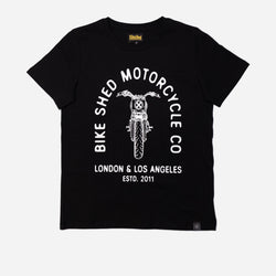 BSMC Womens Tracker Bars T-Shirt - Black, front