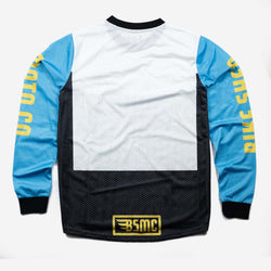 BSMC XT Race Jersey - BLUE/WHITE/BLACK, back