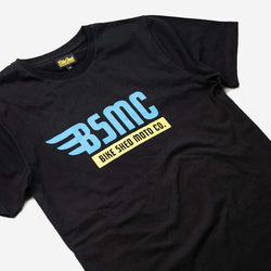 BSMC XT T Shirt - Black, side on close up