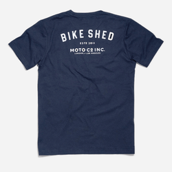 BSMC ESTD. Pocket T Shirt - Navy, back